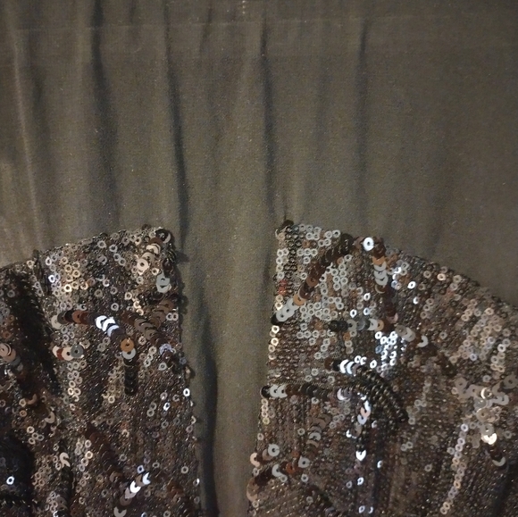 Mustard Seed, black dress short, It has sequins style, NEW - Picture 10 of 14